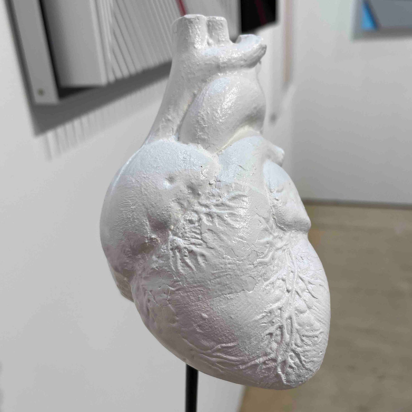 Ceramic Hearts sculptures