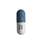 Ceramic Chill pill - Grayish Blue and white