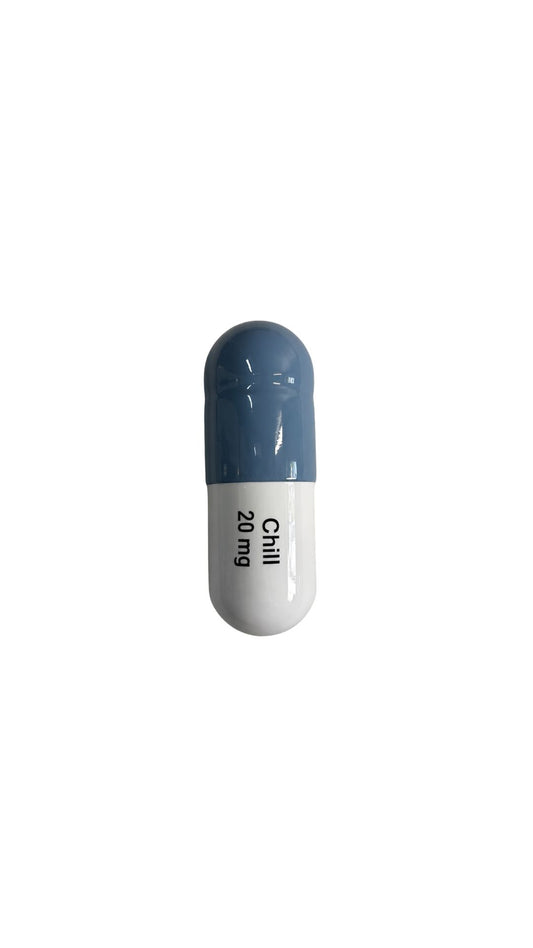 Chill pill 20 MG - Blue and white