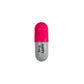 Ceramic Happy Pill 30 mg - Fluorescent pink and White