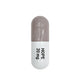 Ceramic Hope Pill - Gray and White