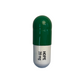Ceramic Hope Pill - Green and White