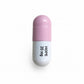 Ceramic Hope Pill -Light pink and White