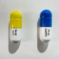 20 MG Love Happy pill Combo (yellow, blue, white) - figurative sculpture