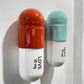 30 MG Hope Love pill Combo (mint green, orange, white) - figurative sculpture