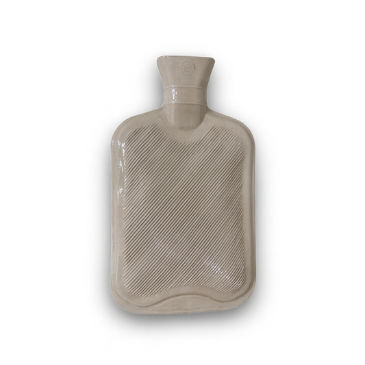 Ceramic Hot Water Bottle - Ivory White