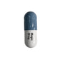 Ceramic Magic Pill - Grayish Blue and white