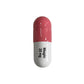 Ceramic Magic pill - Pink and white