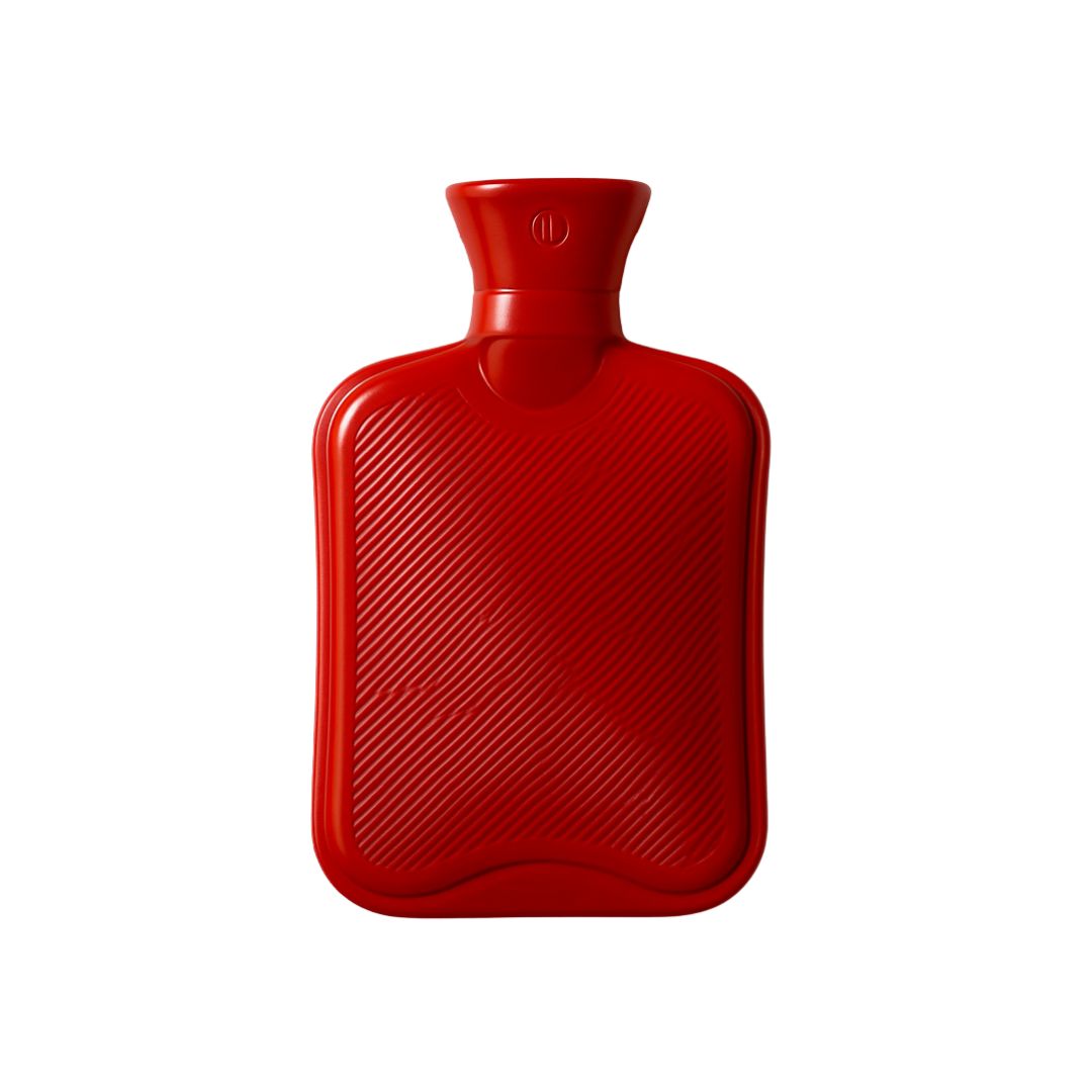 Ceramic Hot Water Bottle - Red