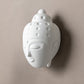 Ceramic Buddha Head Sculpture - White