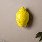 Ceramic Buddha Head Sculpture - Bright Yellow