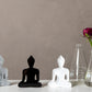 Buddha statue set of 3 - Concrete, Black and White