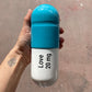 Ceramic Love Pill - Turquoise and White