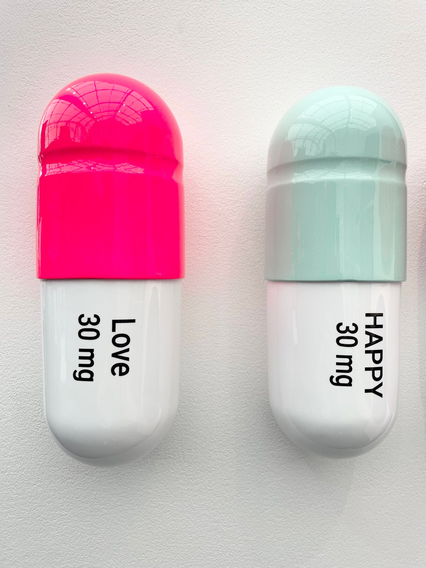 Large Happy Love pill Combo (Mint green, pink, red) 30 mg