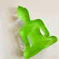 Mini Buddha statue - Contemporary Meditating Lime Green Buddha