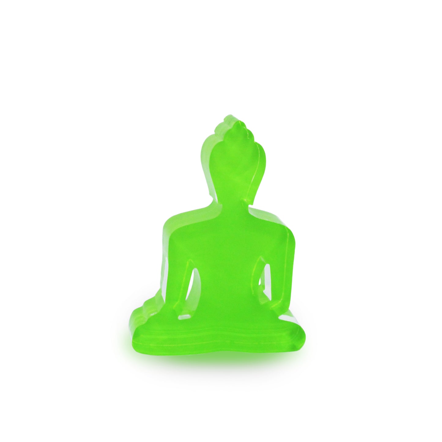 Buddha statue set of 3 - Neon Pink, White and Neon Green