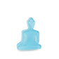 Mini Buddha statue - Contemporary Meditating Light Blue Buddha