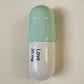 Ceramic Love Pill 30 mg - Mint Green and White
