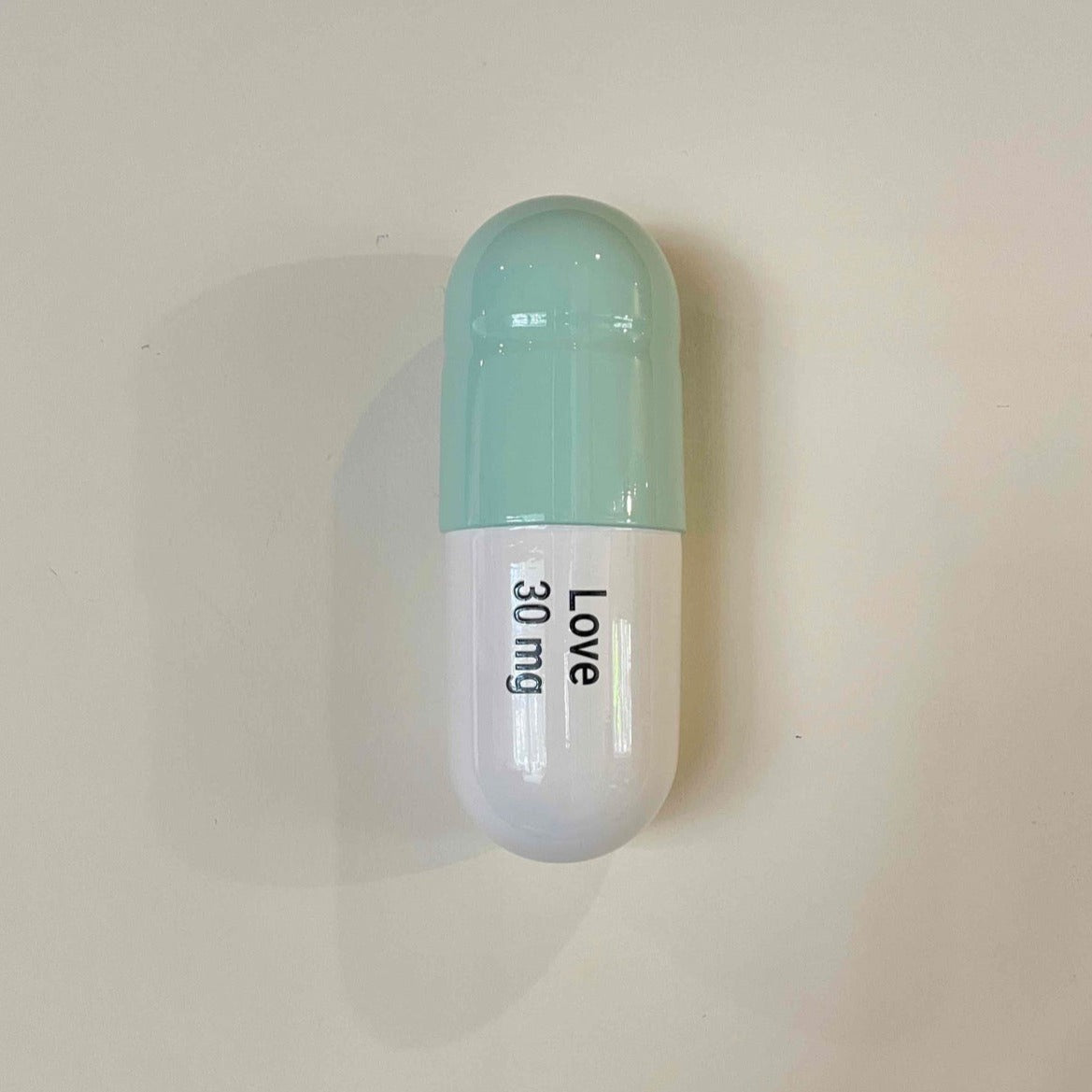 Ceramic Love Pill 30 mg - Mint Green and White