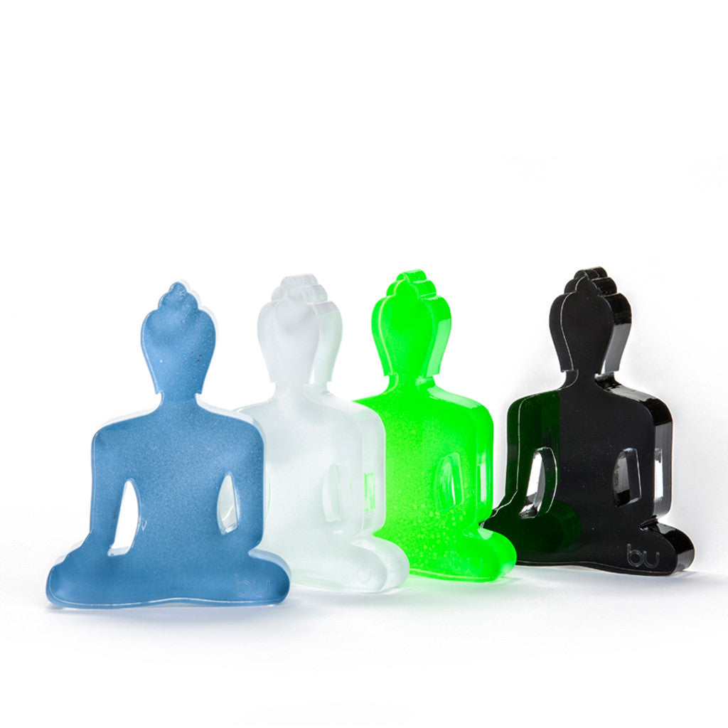 Mini Buddha statue - Contemporary Meditating Black Buddha