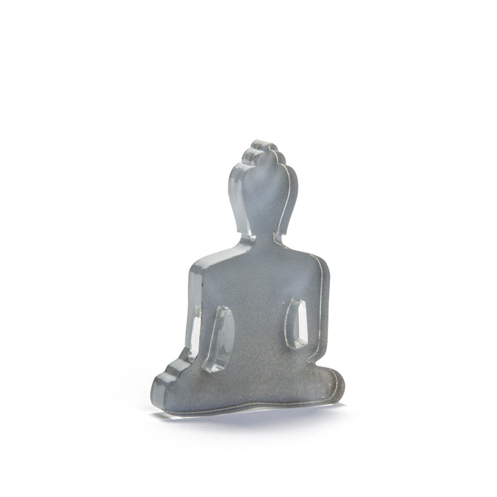 Mini Buddha statue - Contemporary Meditating Grey Buddha