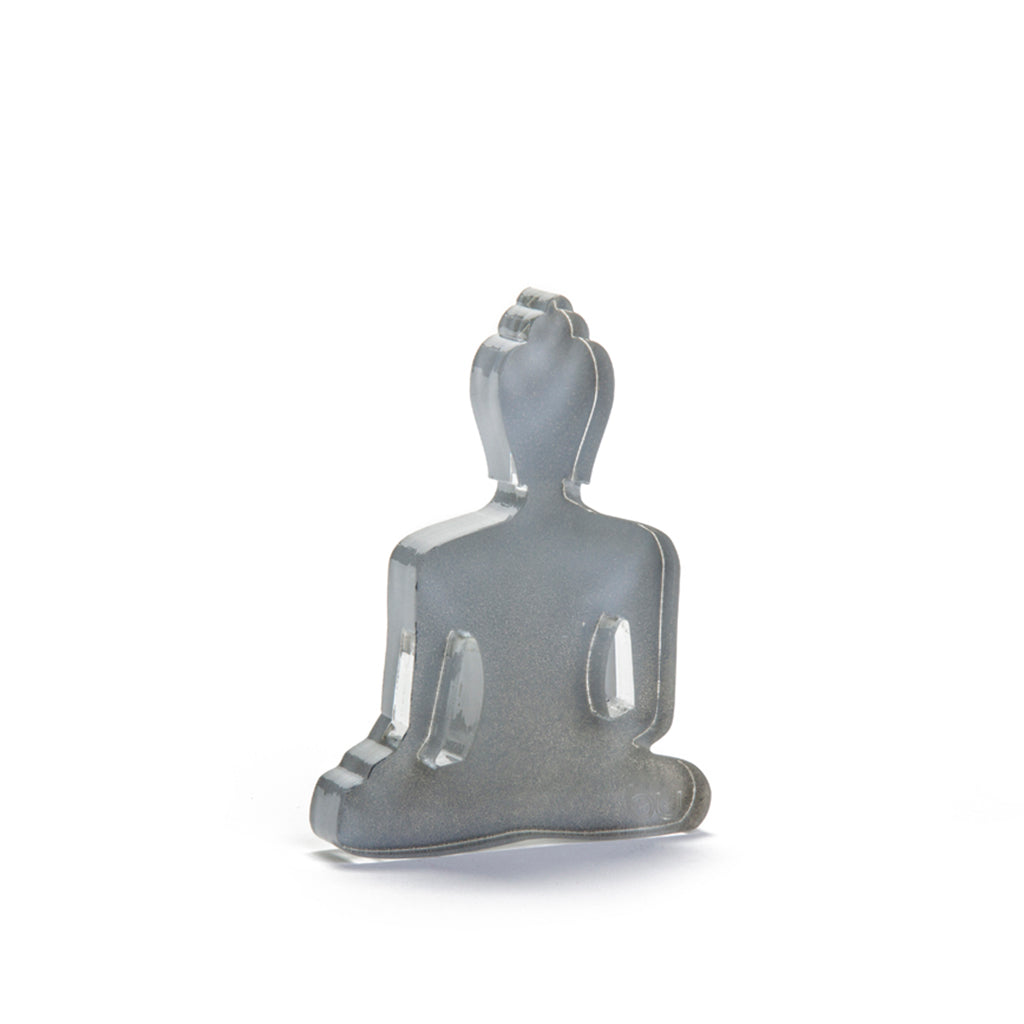 Buddha statue set of 3 - Concrete, Blue and Gray