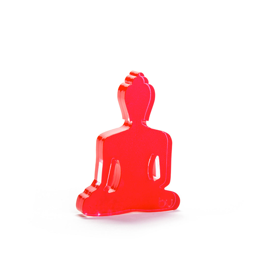 Buddha statue set of 3 - Gold, Black and Red
